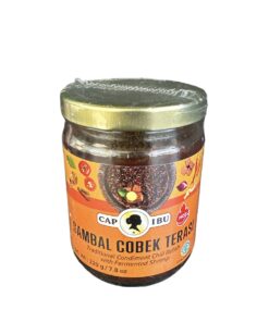 CAP IBU - BUMBU SAMBAL COBEK TERASI HOT (220 GR/7,8 OZ)