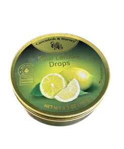 CAVENDISH & HARVEY - SOUR LEMON DROPS TIN (5,3 OZ/150 GR)