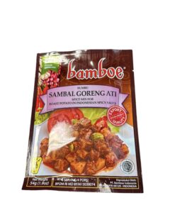 BAMBOE - SAMBAL GORENG ATI (SPICES CHILI GRAVY) 1.9 OZ