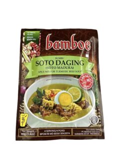 BAMBOE - SOTO DAGING/SOTO MADURA (BEEF SOTO SOUP) 1.4 OZ