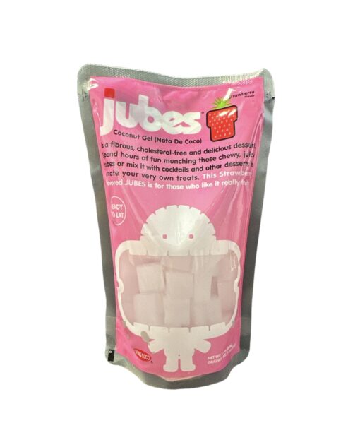 JUBES NATA DE COCO - STRAWBERRY (360 GR/12.7 OZ)