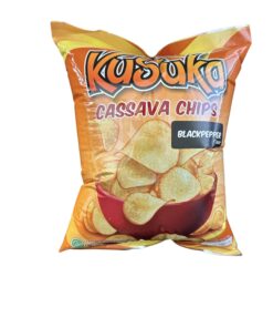 KUSUKA - BLACK PEPPER CASSAVA CHIPS (200 GR/7 OZ)