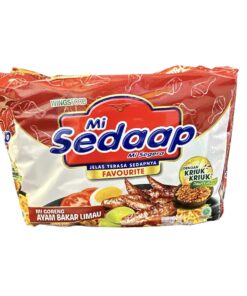 MIE SEDAAP - MIE GORENG AYAM BAKAR LIMAU (5 X 3.13 OZ)