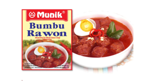 MUNIK - RAWON SEASONING (DICED BEEF IN BLACK SAUCE SOUP) #21 (DISCONTINUE)