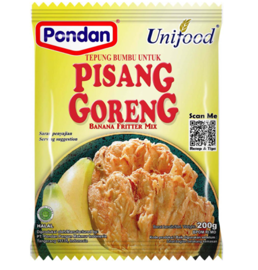 PONDAN UNIFOOD - BANANA FRITTER  (PISANG GORENG) MIX