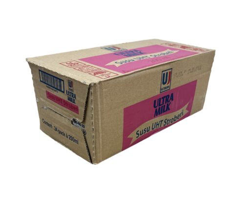 ULTRA JAYA - STRAWBERRY MILK (DUS) (4 @6x200 ML)