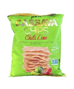 JANS - CASSAVA CHIPS CHILI LIME (100 GR)