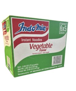 INDOMIE VEGETABLE FLAVOR (DUS) Net Wt. 4,96 LB/2,25 KG